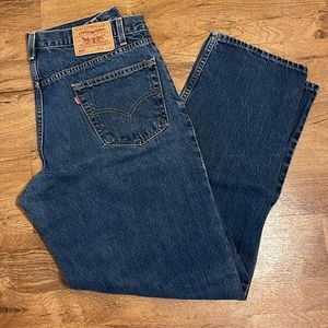 Levis Mens 550 Jeans Relaxed Fit   36x32